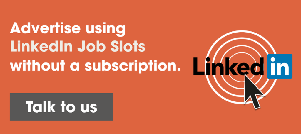 Advertise using LinkedIn job slots without a subscription