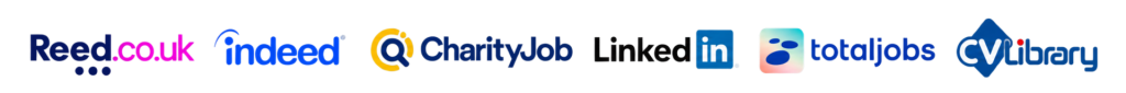 Reed, Indeed, CharityJob, LinkedIn, Totaljobs, CV-Library and more